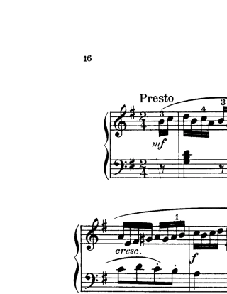 (海顿)吉普赛回旋曲原版五线谱钢琴谱正谱