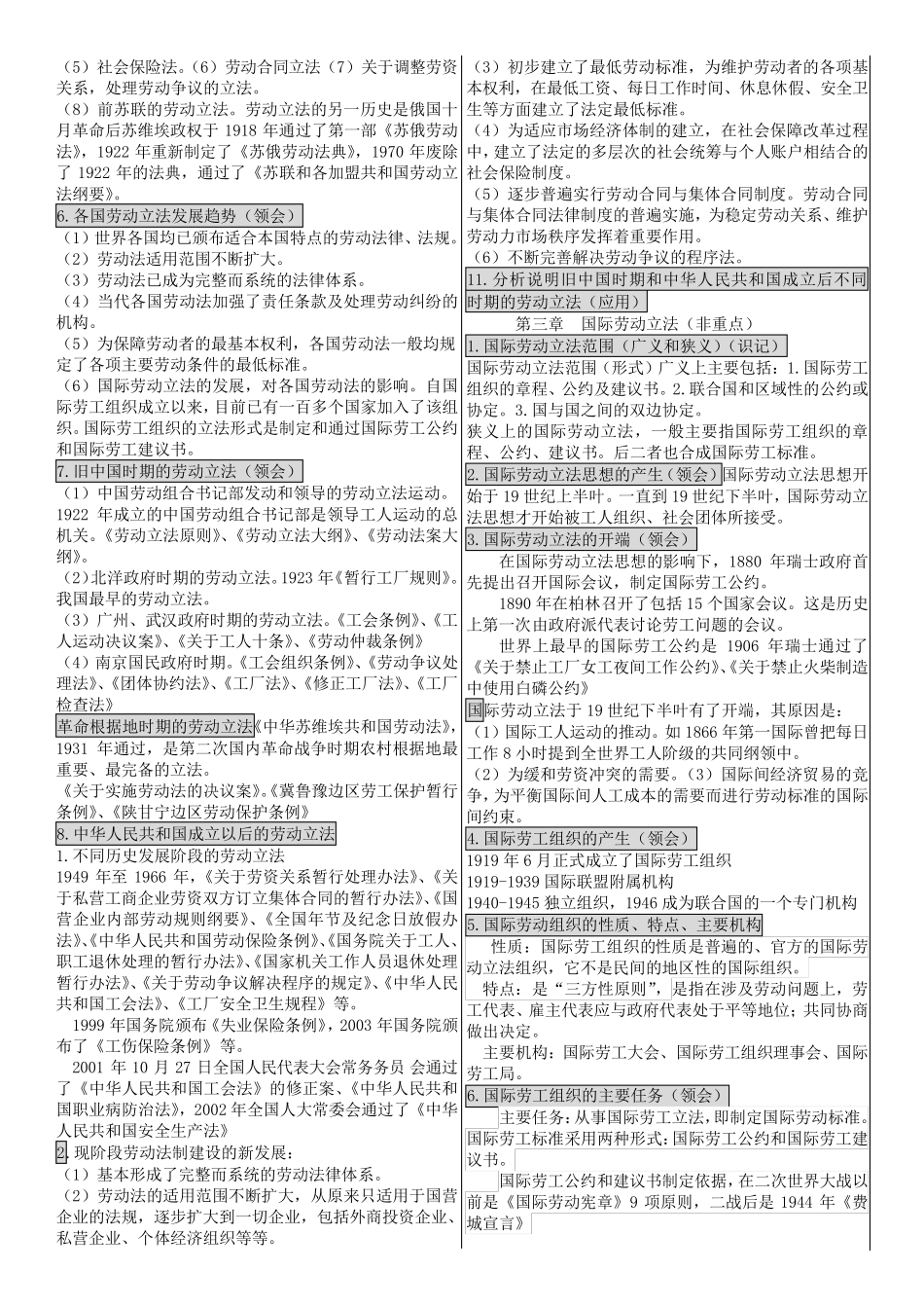 00167自考劳动法笔记_第2页