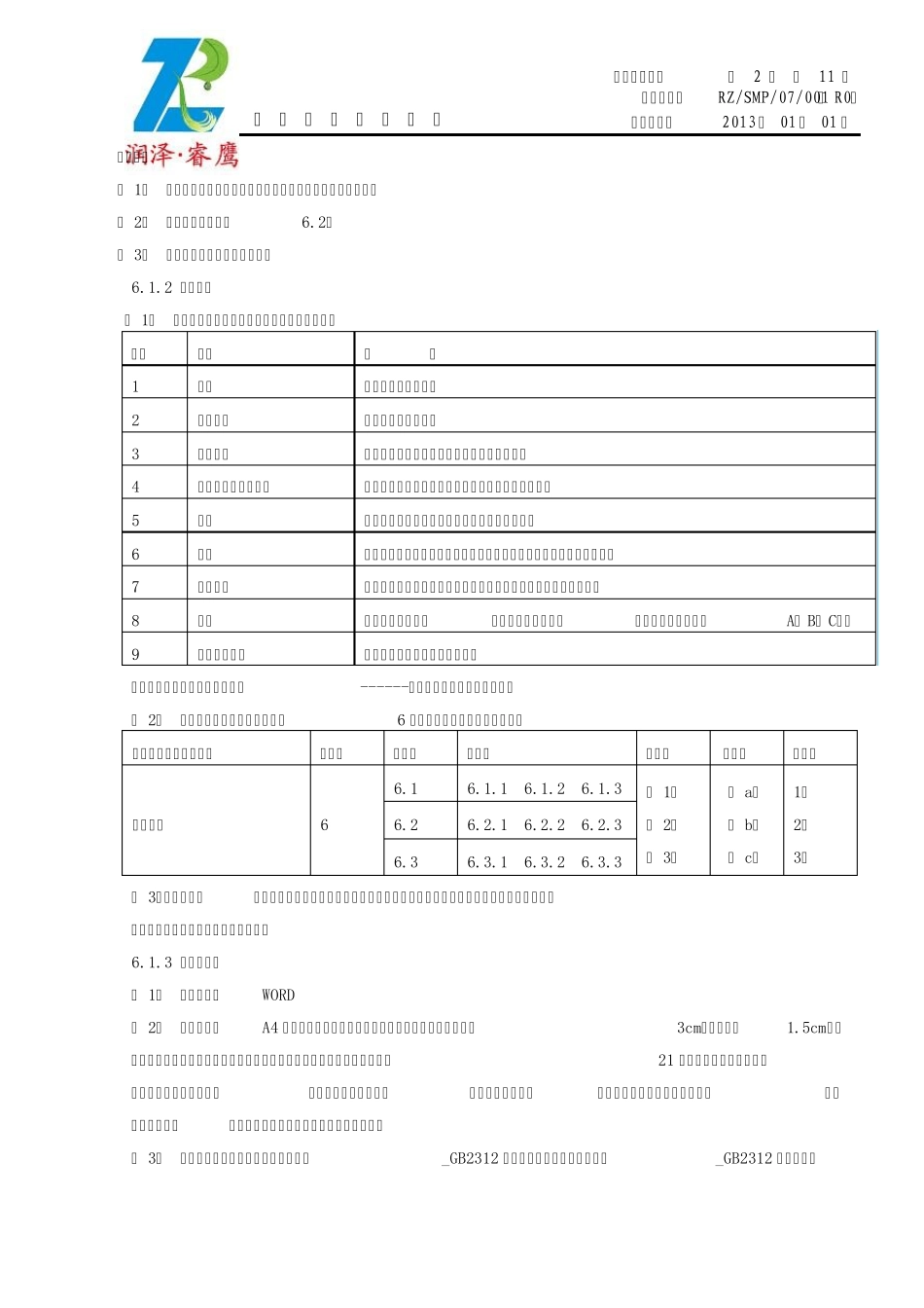 001文件管理规程新版2012.12_第2页