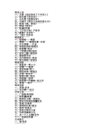 00531中国当代文学作品选2016重点考试必过