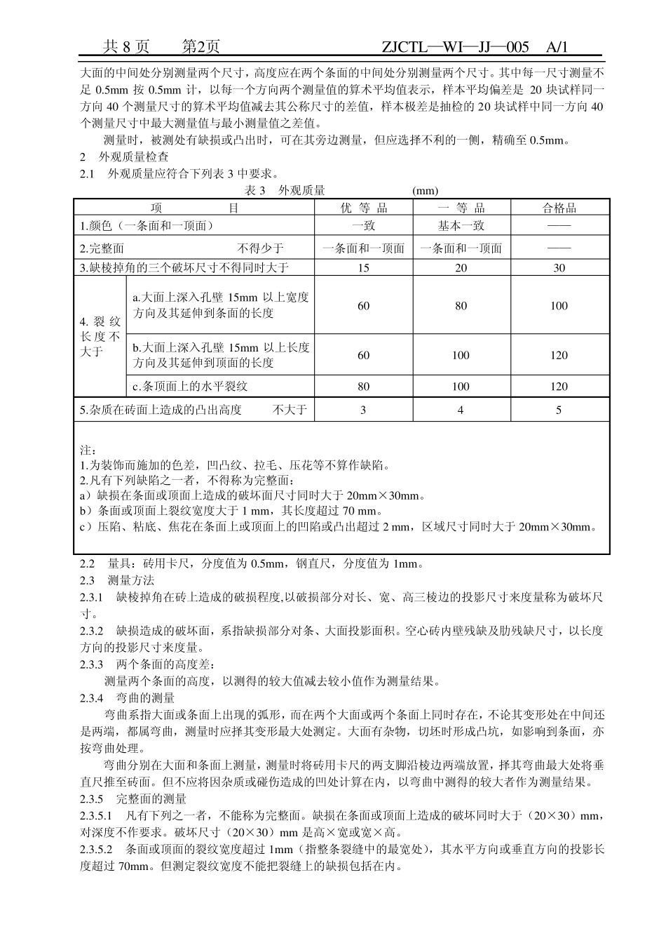 005烧结多孔砖检验实施细则新_第2页