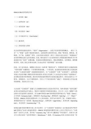 01ORACLEEBS组织架构介绍详细r12