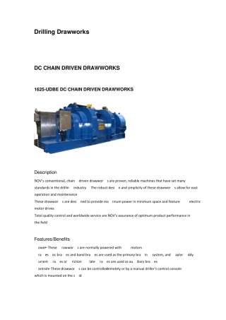 NOV钻井绞车NOVDrillingDrawworks