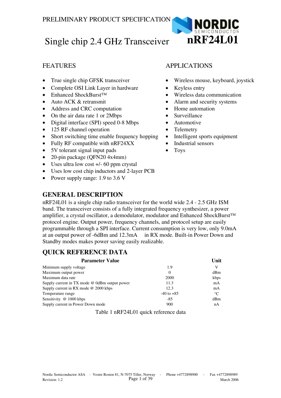 nRF24L01_datasheet_第1页