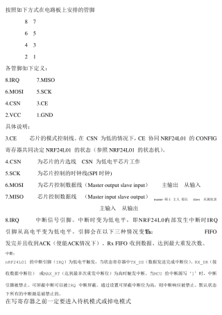 NRF24L01_学习笔记