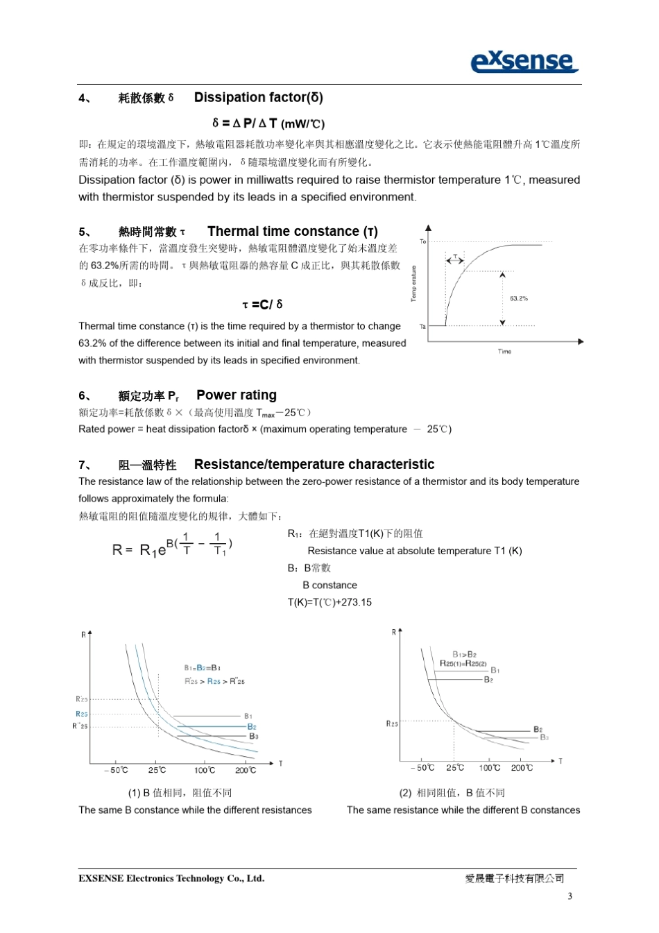 NTC热敏电阻温度传感器技术选型指南..3_第3页