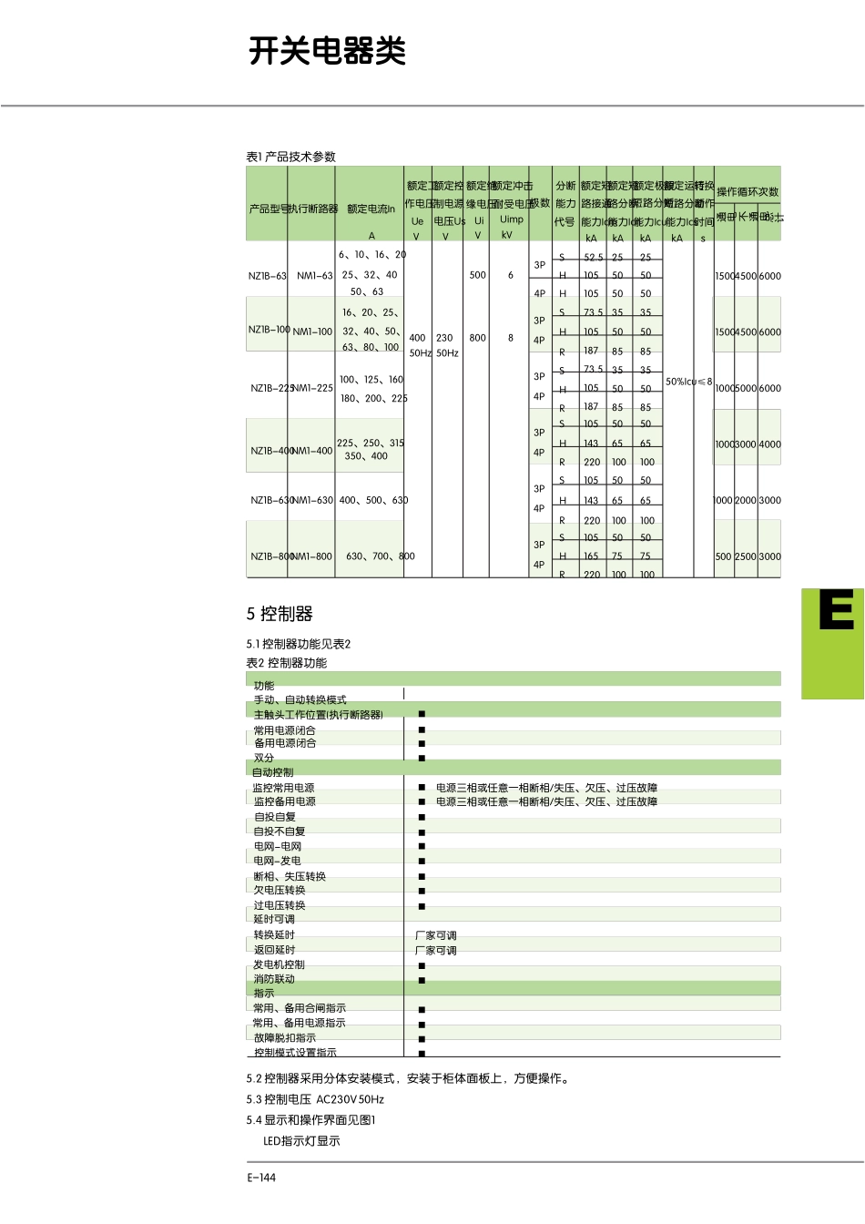 NZ1B系列自动转换开关电器_第2页