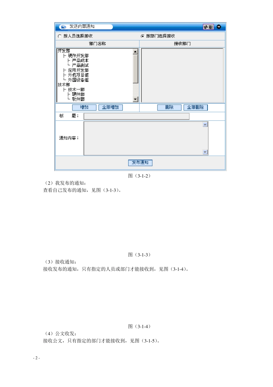 OA办公系统功能模块介绍_第2页