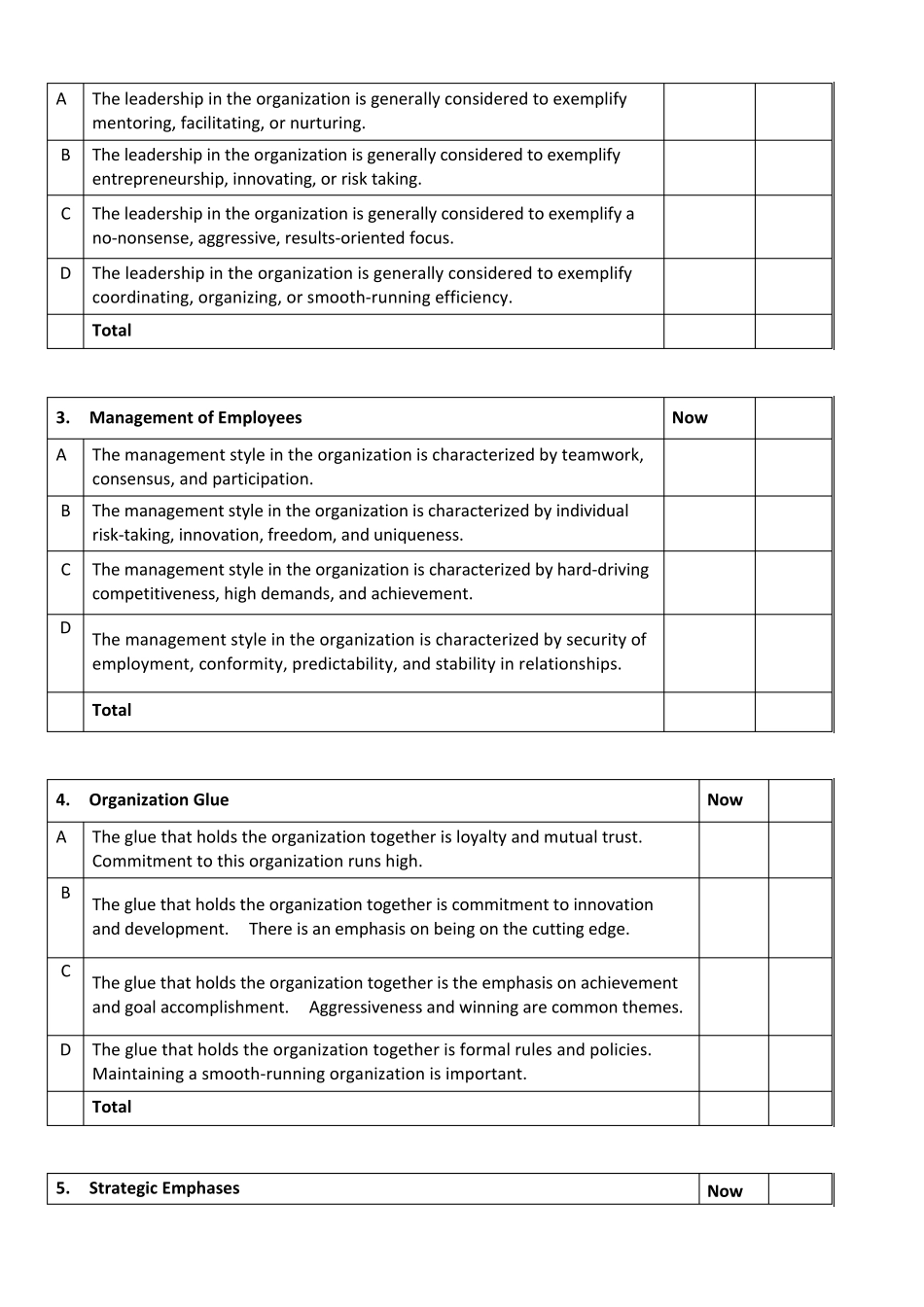 OCAI企业文化量表_第2页