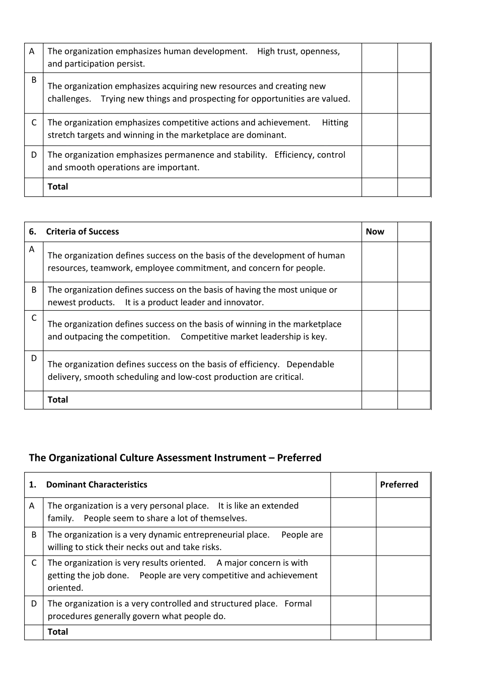 OCAI企业文化量表_第3页