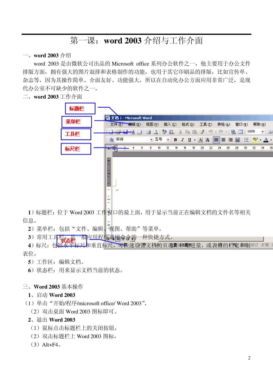 office(word、excel)速成教程_第2页