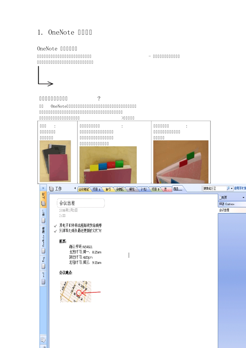 Office2007OneNote使用入门_第1页