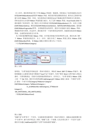 officeRibbon界面的设计
