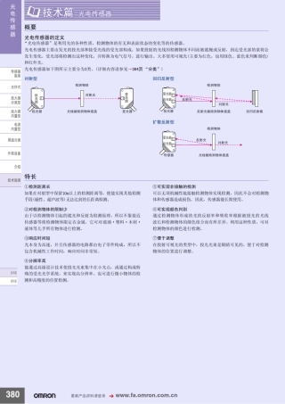 OMRON光电传感器技术手册