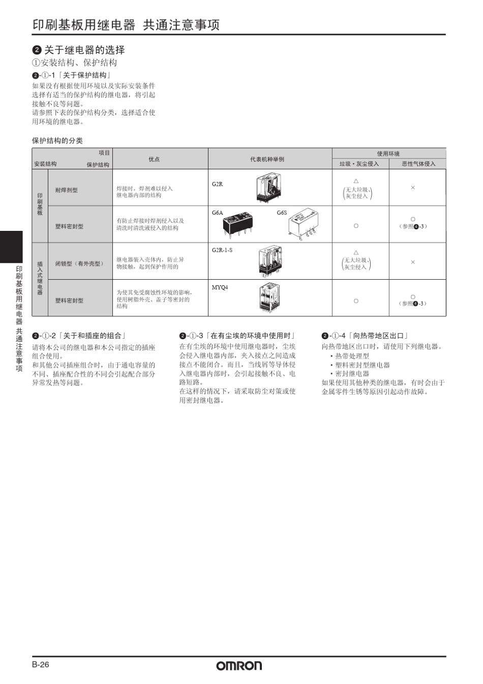 OMRON继电器注意事项_第3页