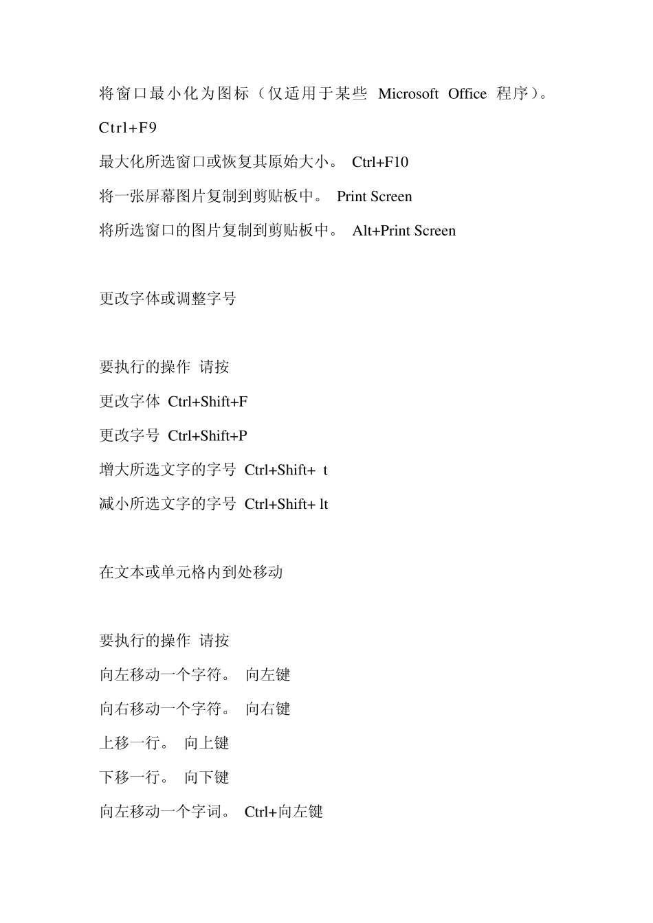 Onenote常用快捷键_第2页