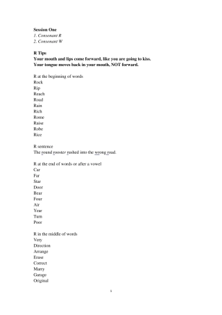 OnlineTrainingManual美语发音视频教程