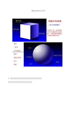 Opencanvas素描入门