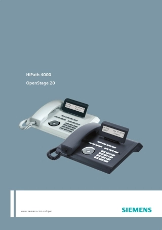 OpenStage20HFA_HiPath4000_用户手册(中文显示)_Issue3_080718