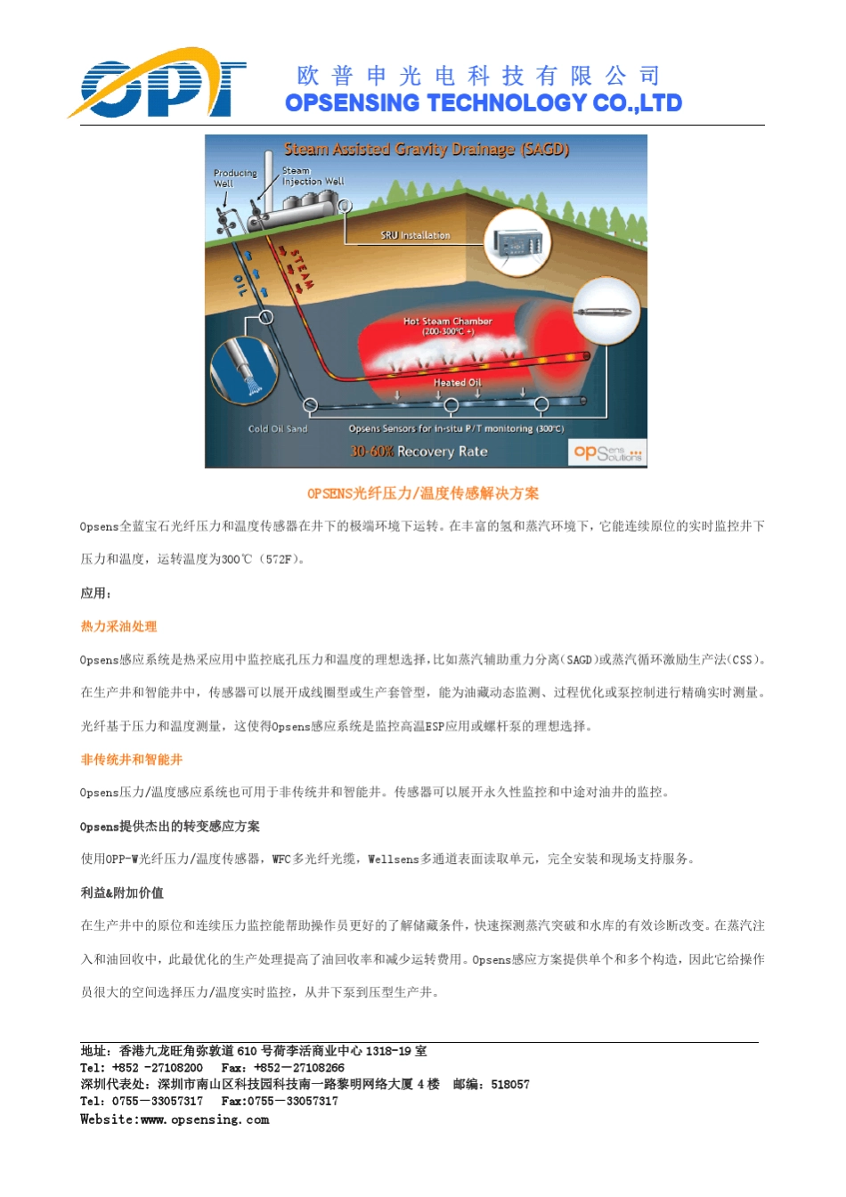 Opsens光纤传感器在石油测井行业的应用方案_第2页