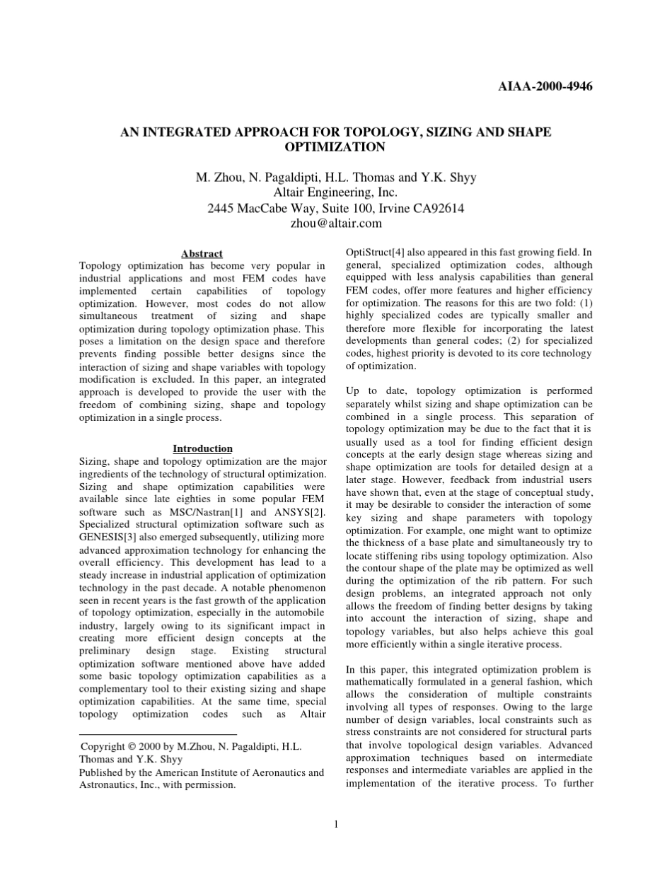 optistruct的优化基本理论_第1页