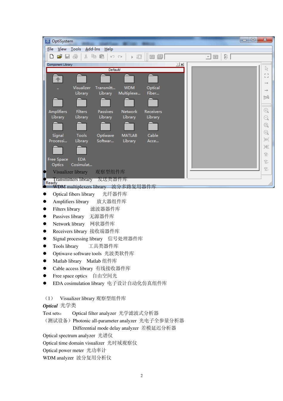 optisystem7.0组件库英译汉_第2页