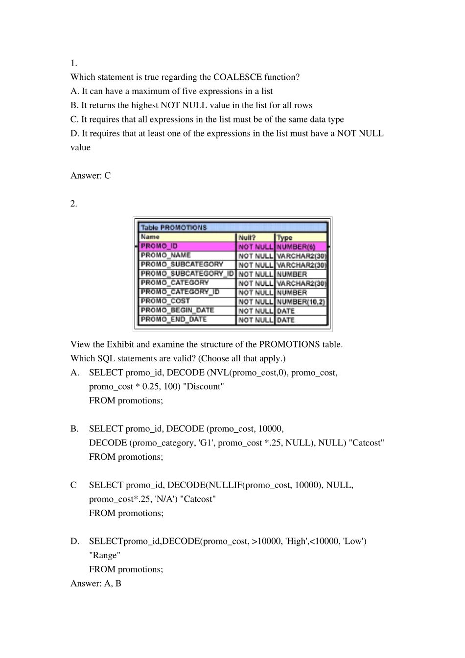 OracleOCP11g考试题库_第1页