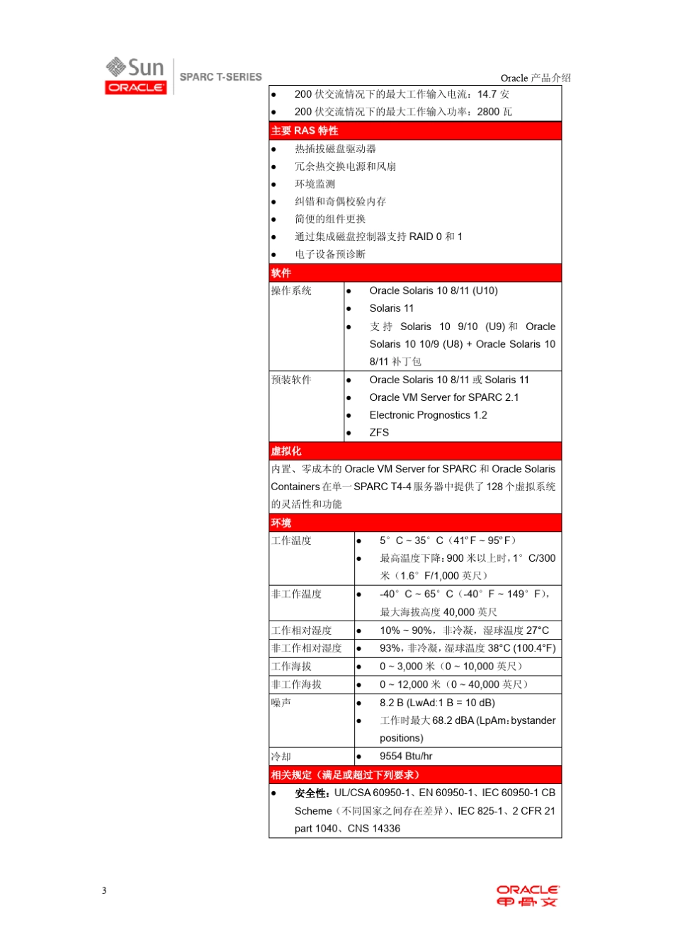 OraclesparcT44服务器白皮书_第3页