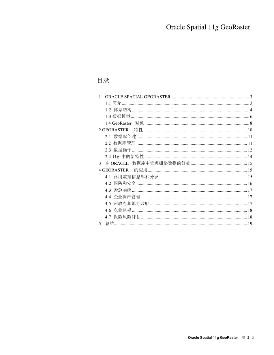 OracleSpatial11gGeoRaster—技术白皮书_第2页