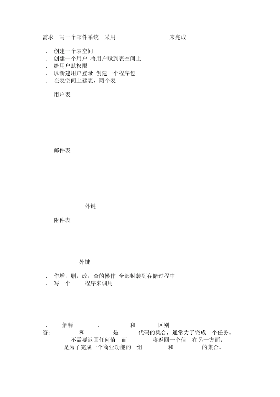 oracle常见面试题及答案_第1页