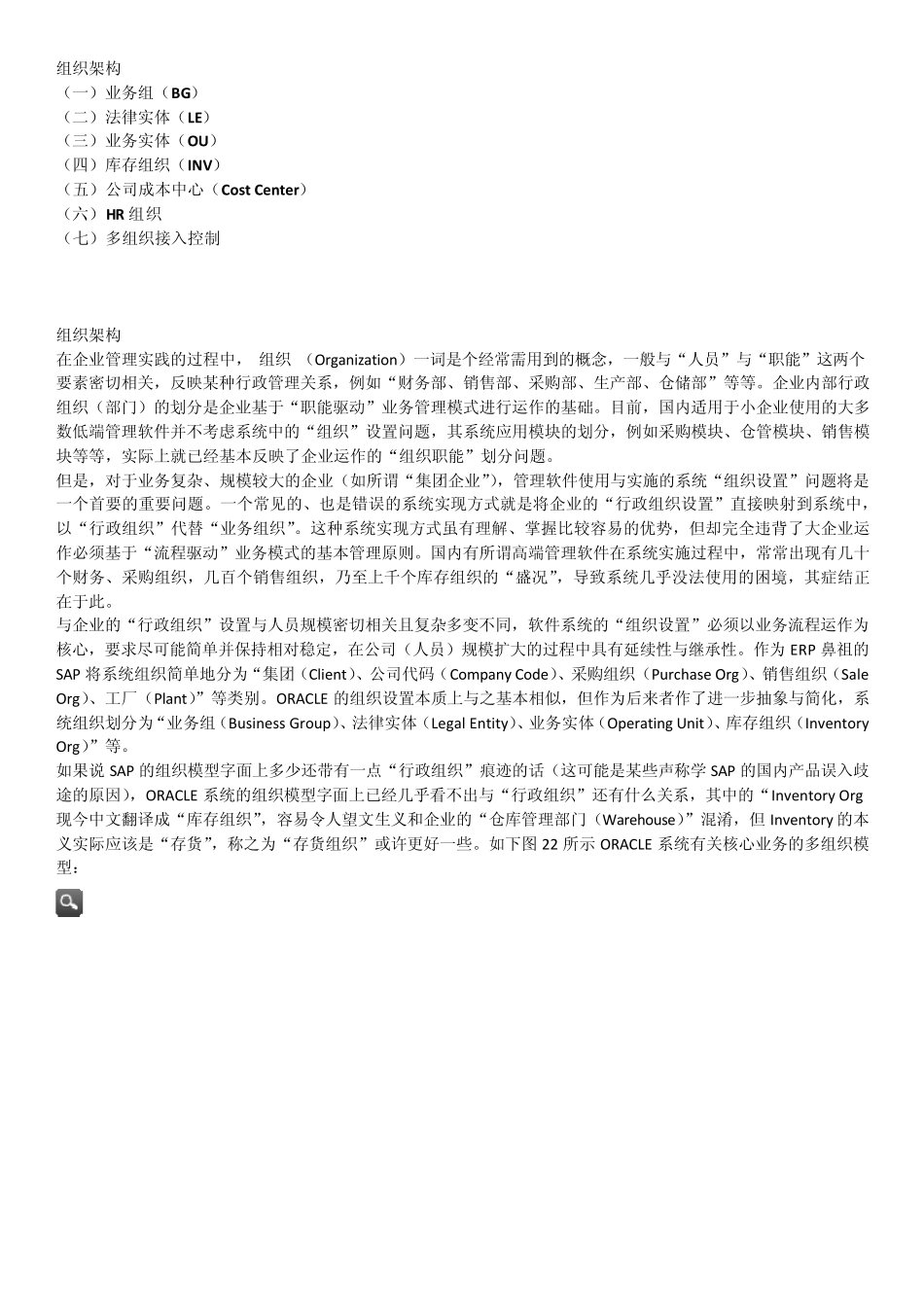 ORACLE组织架构_第1页