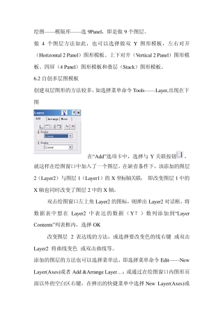 Origin多图层绘制方法
