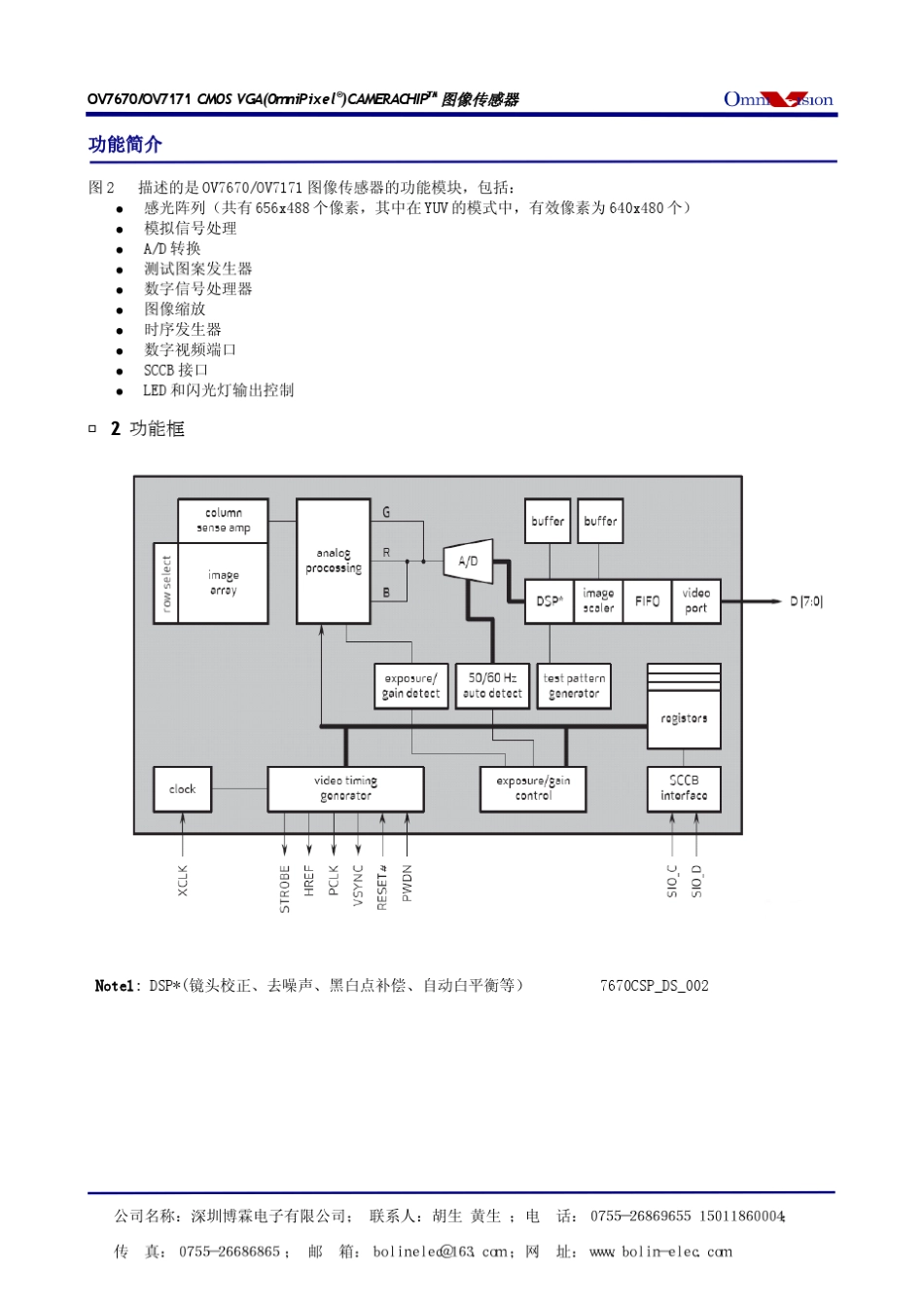 OV7670中文版数据手册_第3页