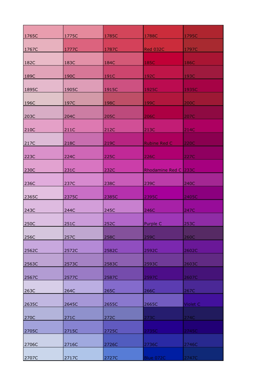PANTONE国际色卡_第2页