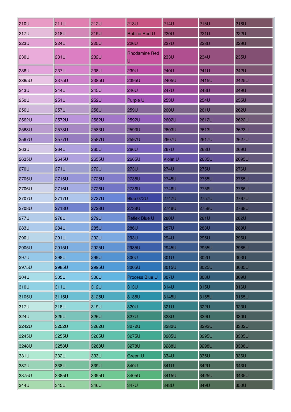 PANTONE国际色卡电子版_第2页