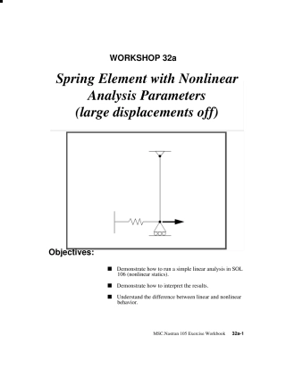 patran弹簧单元有限元分析