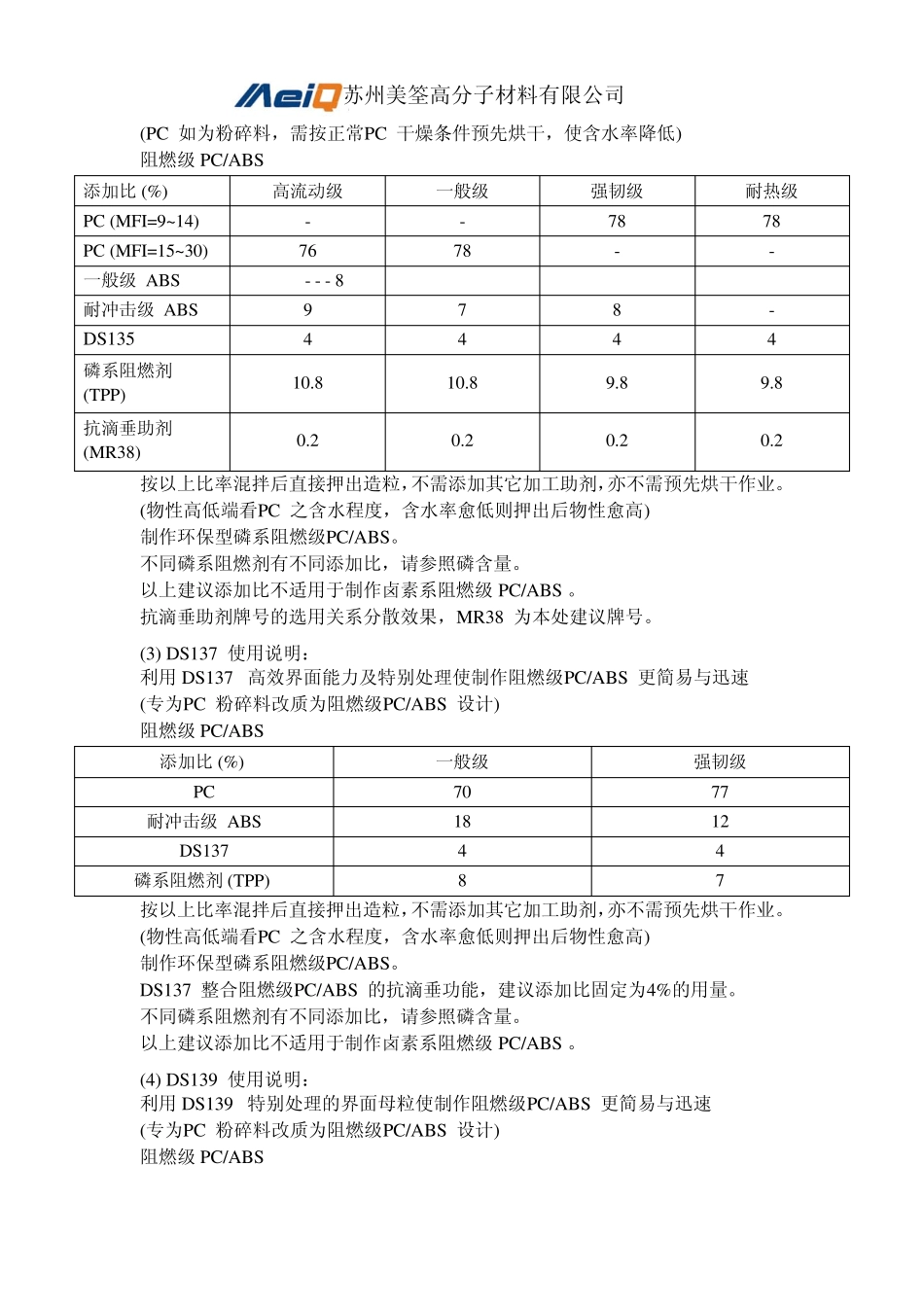 PCABS合金塑料的制备工艺概述_第3页