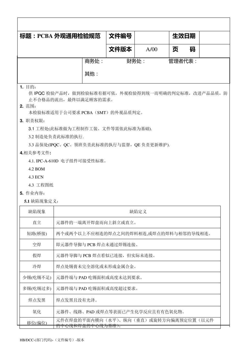 PCBA(SMT)外观检验判定标准1_第2页