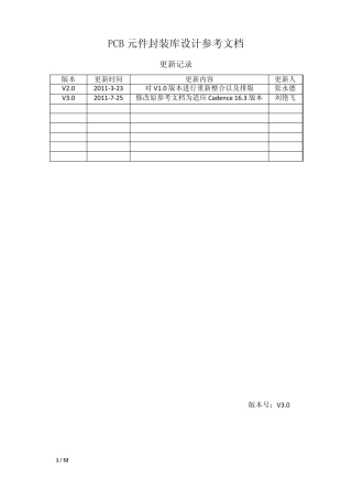 PCB元件封装库设计参考文档16.3修改版20110728