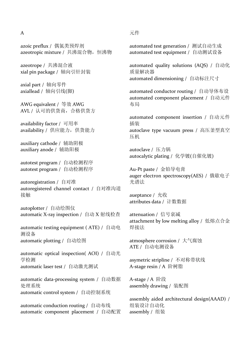 PCB术语中英对照_第1页