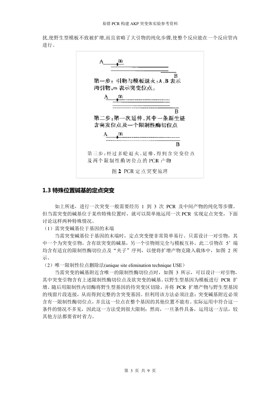 PCR突变技术方法概览_第3页