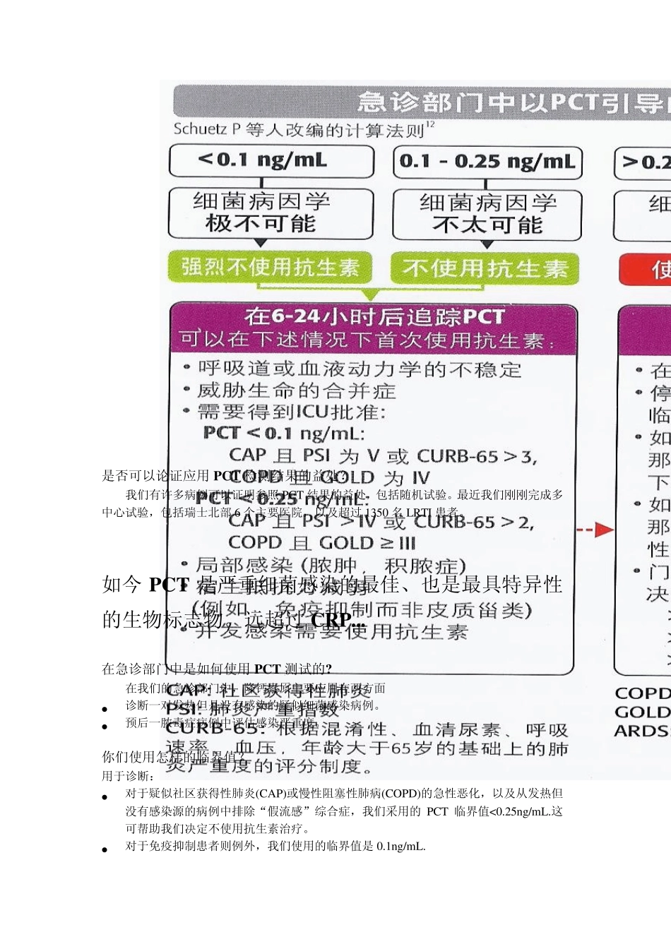 PCT检测严重细菌感染的有效生物标志物_第3页