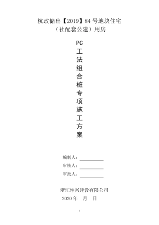 pc专项方案