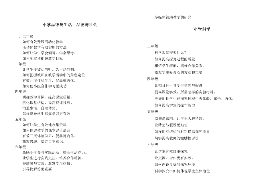 中小学校本研修主题汇总_第3页