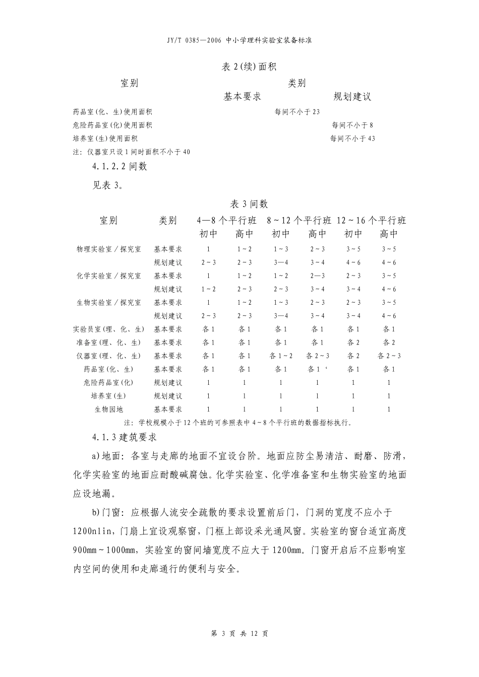 中小学理科实验室装备规范_第3页
