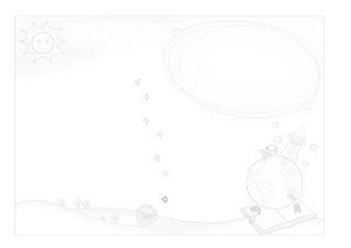 中小学生A4空白涂色节日手抄报模板大全共13张