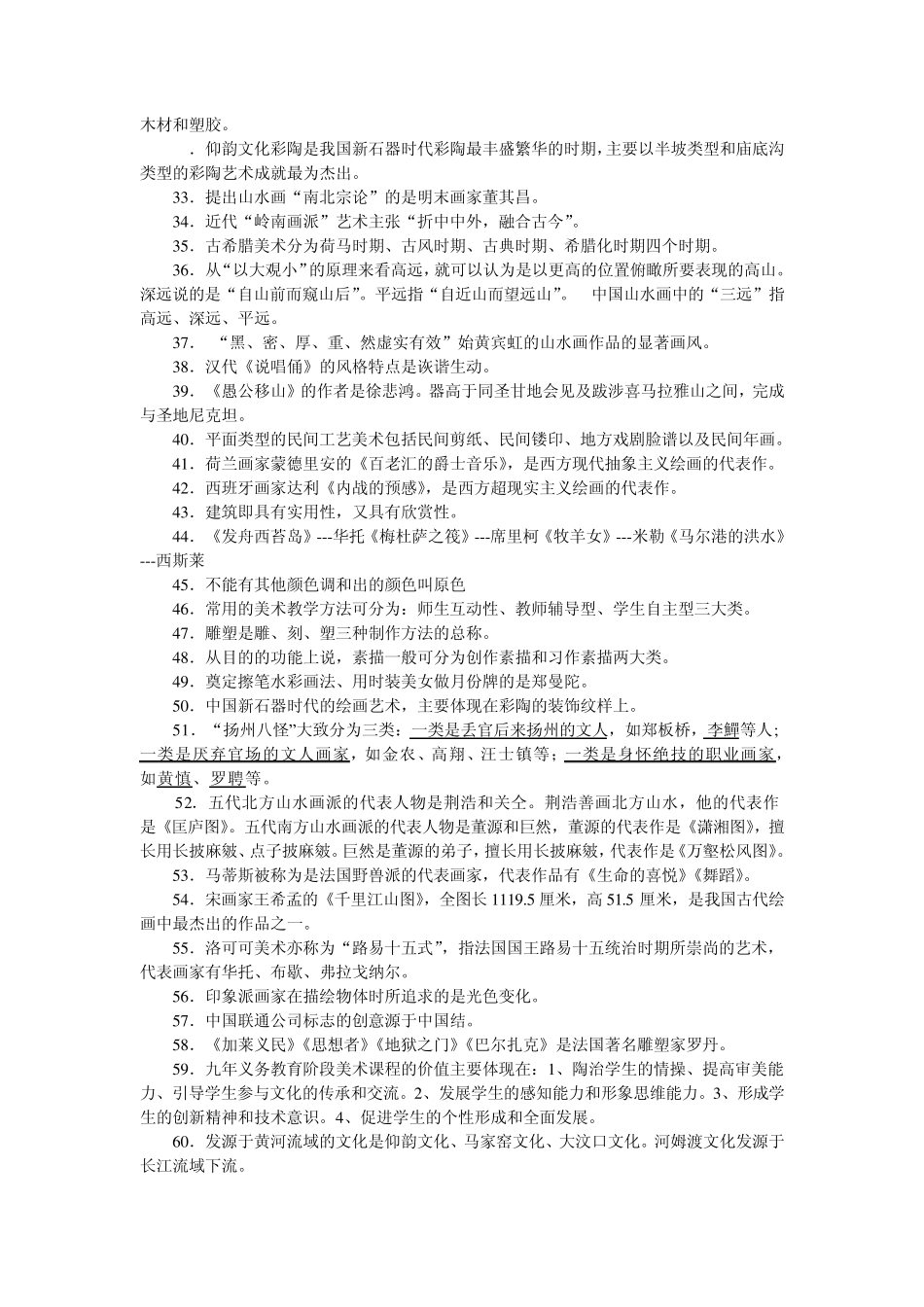 中小学美术基础知识_第2页