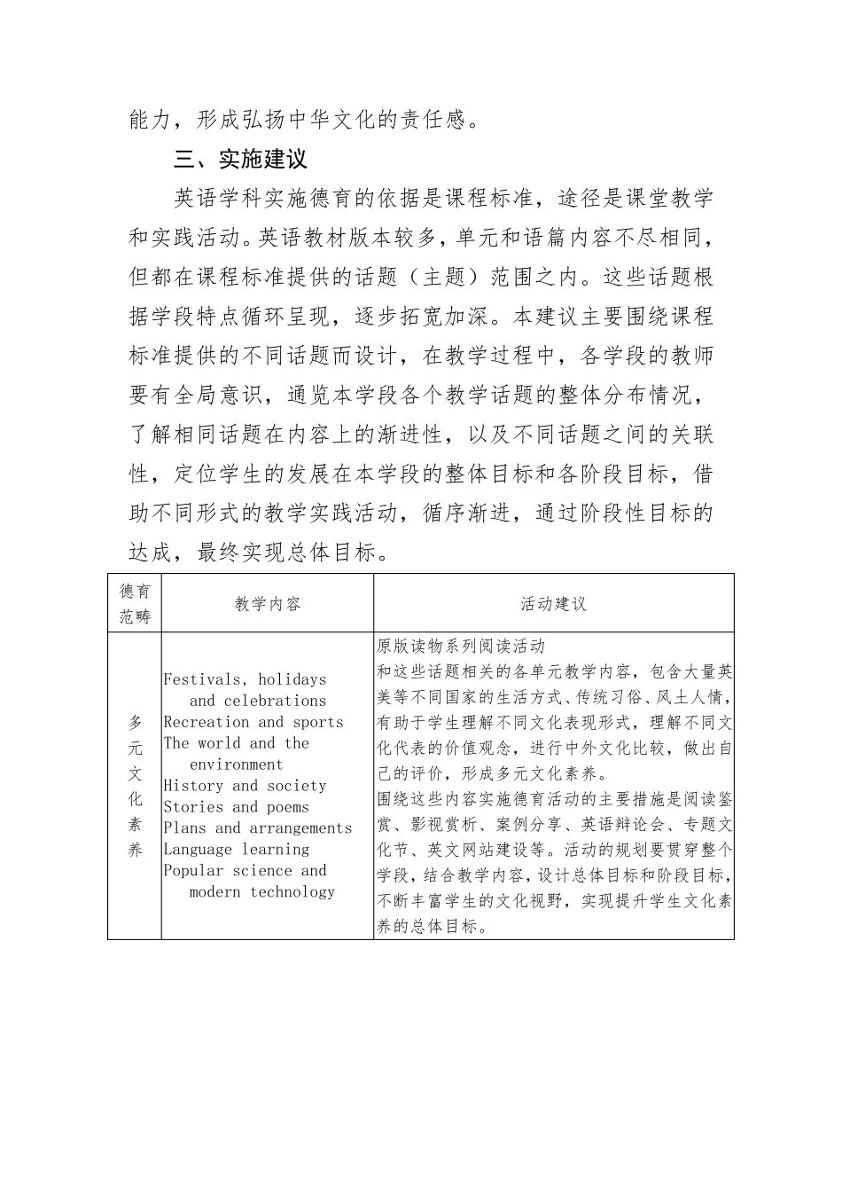 中小学英语学科德育实施指导纲要_第3页