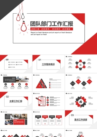 团队部门工作汇报