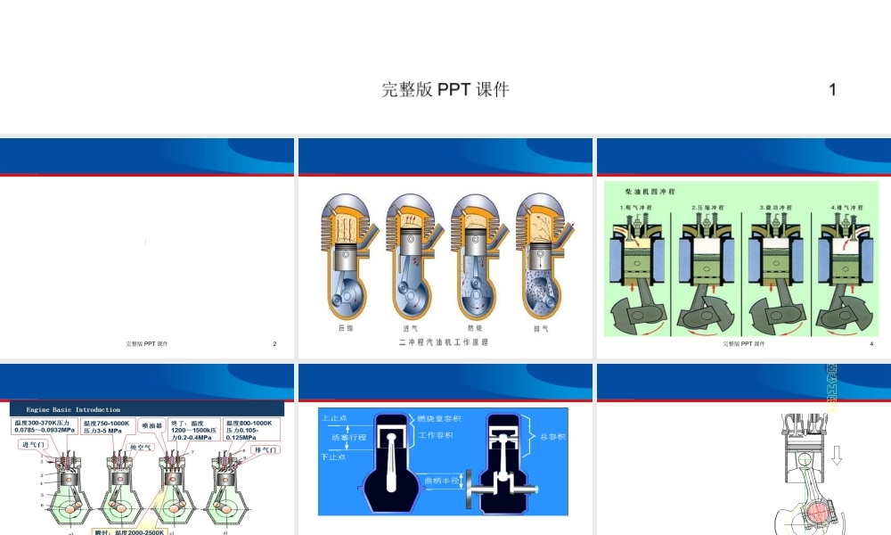柴油发动机简介课件